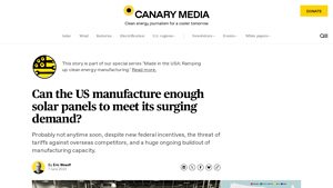 Canary Media - Solar Industry Insights