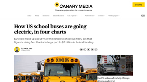 Canary Media - Electric School Buses