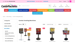 CandyMachines.com - Combo Vending Machines