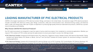 CANTEX - PVC Electrical Conduit & Fittings