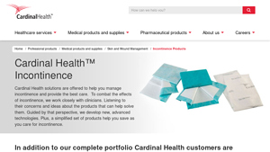 Cardinal Health - Skin and Wound Management Products