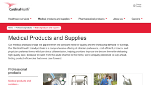 Cardinal Health - Medical Products and Supplies