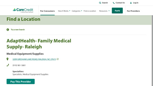 AdaptHealth - Medical Equipment and Supplies