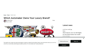 Acura - Integra, Legend; Alfa Romeo - 4C; Aston Martin - Luxury Sports Cars; Audi - Luxury Vehicles