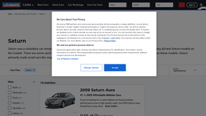 Saturn - Small Cars and SUVs