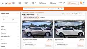 CarZing - New & Used Cars at Don's Wholesale LLC