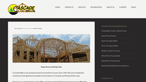 Cascade Manufacturing Company - Wood Roof and Floor Trusses