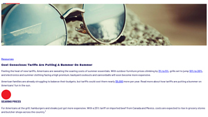 Case America - Outdoor Furniture & Grills Price Increase