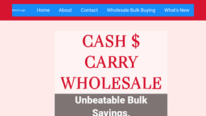 Cash and Carry Wholesale - Bulk Snacks & Groceries