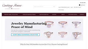 Casting House - Custom Jewelry Manufacturing
