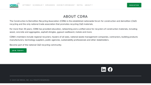 CDRA - Construction Material Recycling