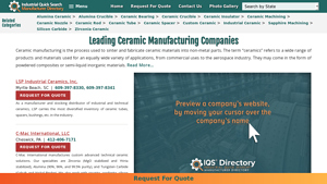 Ceramic Manufacturing - Custom Ceramic Solutions