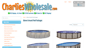 Charlie's Wholesale - Above Ground Pool Packages