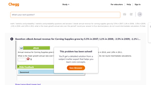 Corning Supplies - Annual Revenue Growth Rates