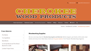 Cherokee Wood - Woodworking Supplies