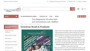Cherry Tree Beads - Gemstone Beads & Pendants