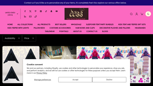 Chicky Chicky Bling Bling - Luxe Kids Teepee Tent Bundle