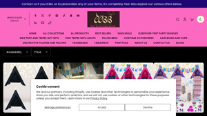 Chicky Chicky Bling Bling - Custom Slumber Party Tents