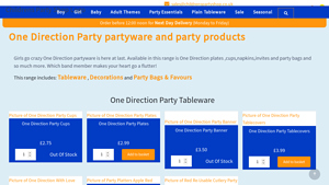 One Direction - Party Tableware