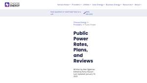 Public Power - Electricity Plans