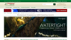Christmas Lights Etc - Watertight Commercial LED Lights