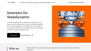 Chubb - Tailored Insurance Solutions for Manufacturing