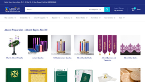 Church Supplies - Altar Candles & Decorative Lighting