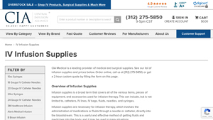 CIA Medical - Infusion Supplies