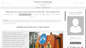CityScoop - Essential Signage for Lumberyards