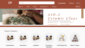 Clay and Pottery Supplies - SIO-2® PRAI White Stoneware High Fire Ceramic Clay Body