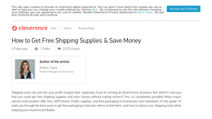 Cleverence - Free Shipping Supplies