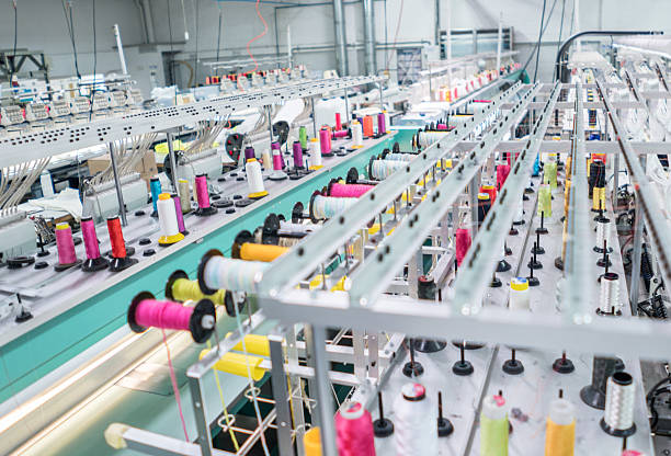 A stock image illustrating clothes manufacturers concepts