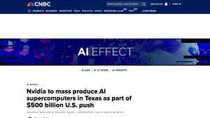 Nvidia - AI Supercomputers Production
