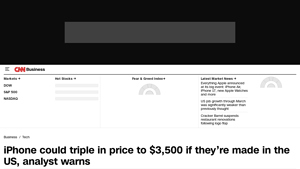 Apple - iPhone Production Costs