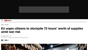 CNN - Emergency Preparedness Advisory