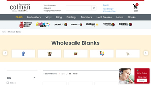 Colman & Company - Wholesale Sublimation Blanks