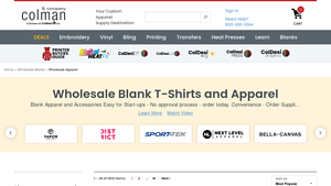 Colman & Company - Wholesale Blank Apparel