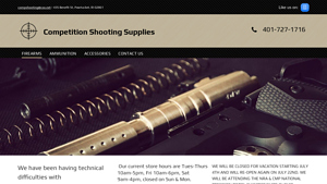 Competition Shooting Supplies - Firearms & Accessories