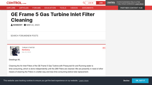 Donaldson - Self-Cleaning Inlet Filter for GE Frame 5 Gas Turbine