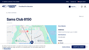 Cooper - Tires at Sam's Club 8150