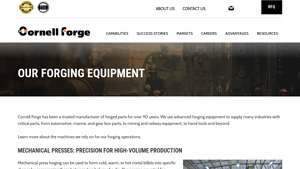 Cornell Forge - Advanced Forging Equipment