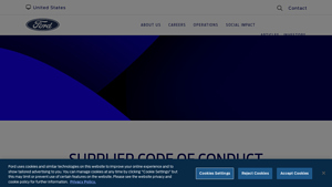 Ford - Supplier Code of Conduct