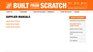 Home Depot - Responsible Sourcing