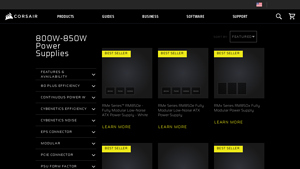 CORSAIR - 800W - 850W Power Supplies