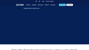Coupa - Supplier Risk & Performance Management