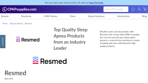Resmed - CPAP Machines and Masks