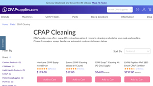 Hurricane - CPAP Equipment Dryer