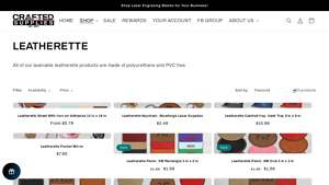 Crafted Supplies - Leatherette Keychain
