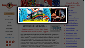Crazy Crow - Wholesale Bead Supplies