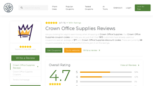 Crown Office Supplies - Money-Saving Coupons